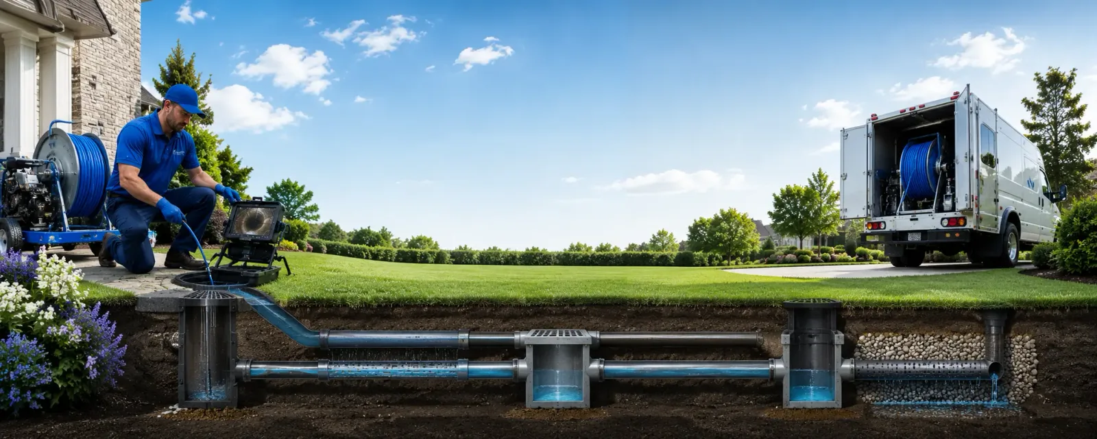 Outdoor drain cleaning information for Windsor, CA